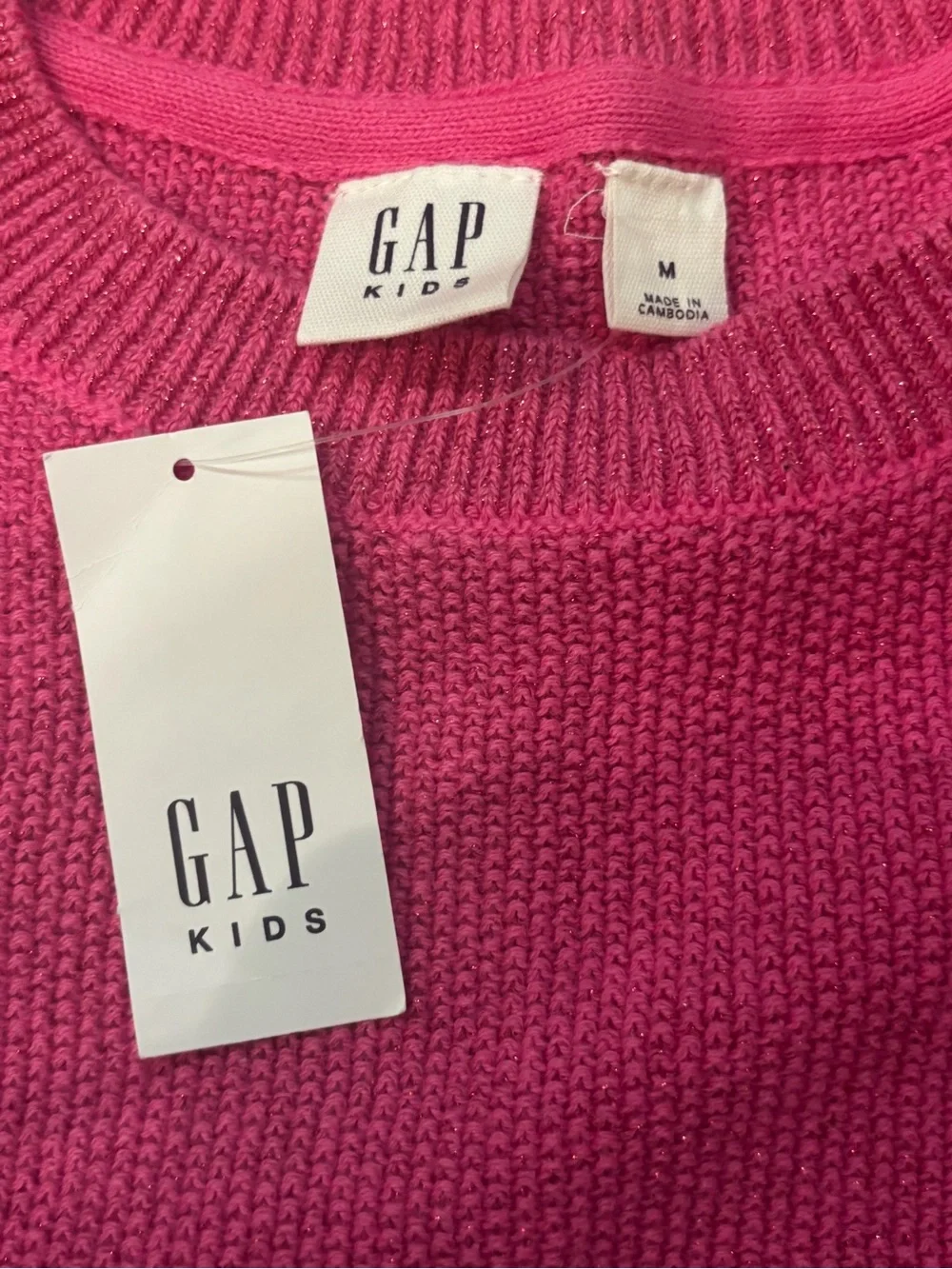 GAP Kids Sparkly Pink Sweater